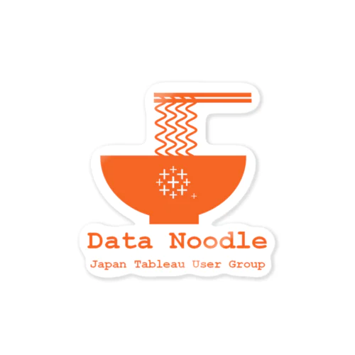 Data Noodle R ステッカー