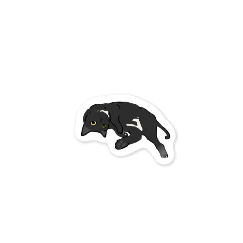 ごろごろくろねこ、やまとさん Sticker