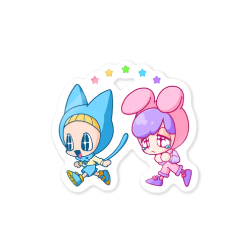 テンくん&ソウくんステッカー Sticker