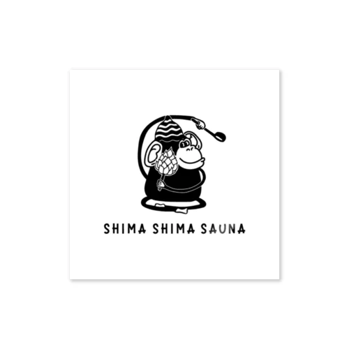 Shimashima sauna  ステッカー