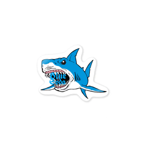  shark sticker (Blue Soda) ステッカー