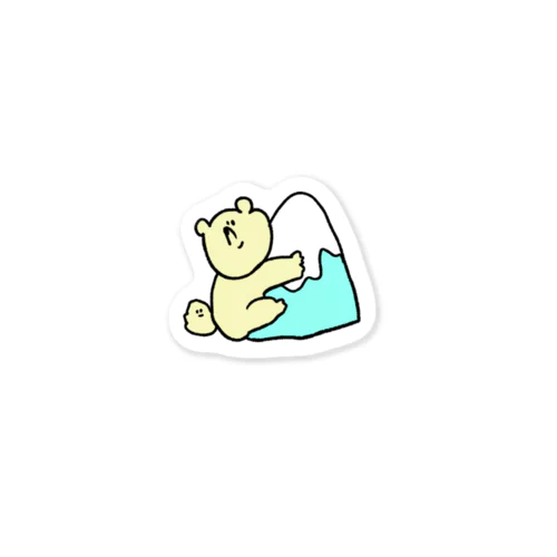 しろくまくん Sticker