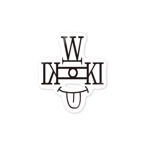 WU=KII LOGO ステッカー