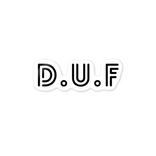 DUFロゴ Sticker