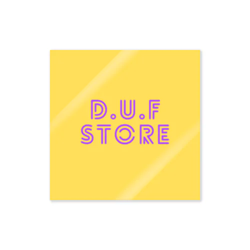 DUF BOXロゴ Sticker