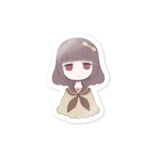 クラシカル女の子 Sticker