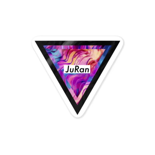 VERSUS® Triangle JuRan Logo ステッカー