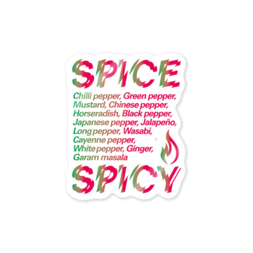 SPICE SPICY（Chili） ステッカー