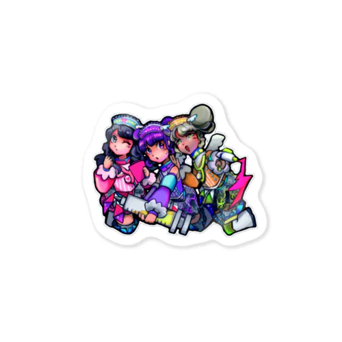 ぷちゅうナ〜ス三人衆 Sticker