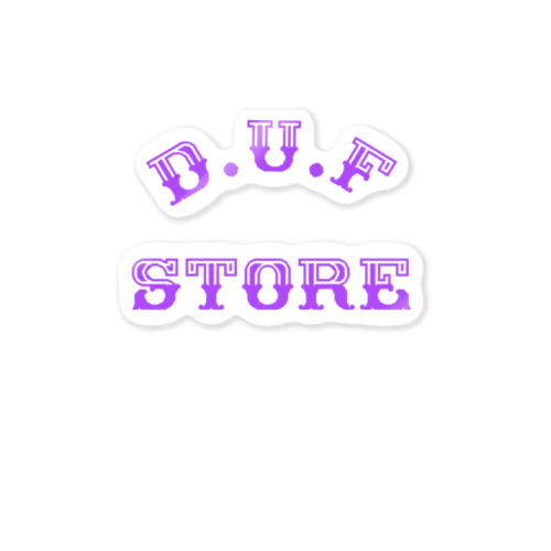 DUF OLDロゴ Sticker