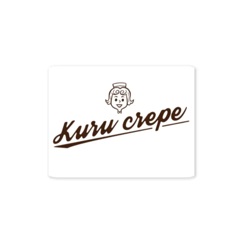 kuru crepeオリジナル ステッカー