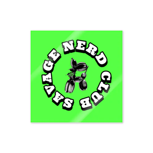 SAVAGE NERD CLUB Sticker