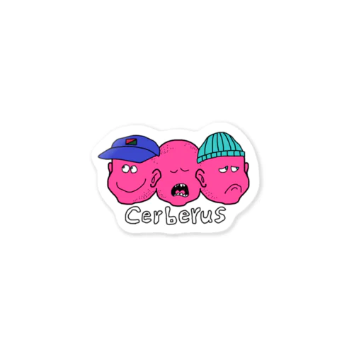 Cerberus(pink) Sticker