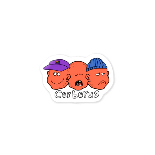 Cerberus(orange) Sticker
