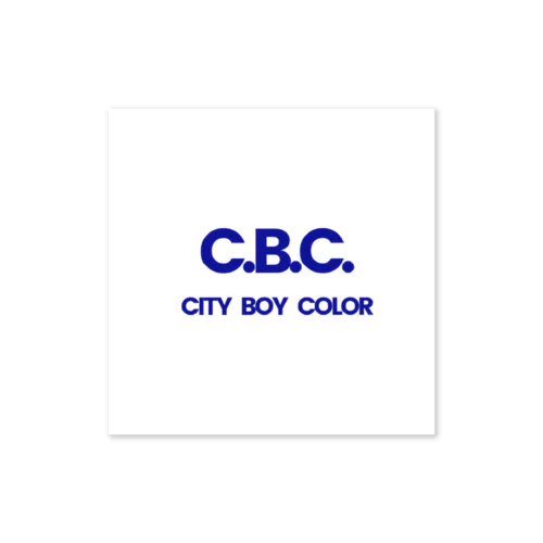 CITY BOY  COLOR Sticker
