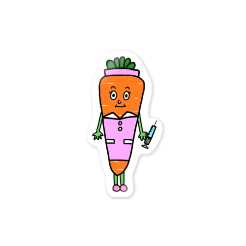 キャロル【Let's Vegetables】 Sticker