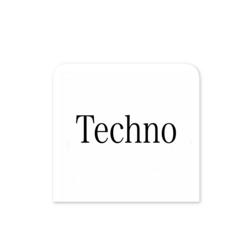 Techno inc Sticker