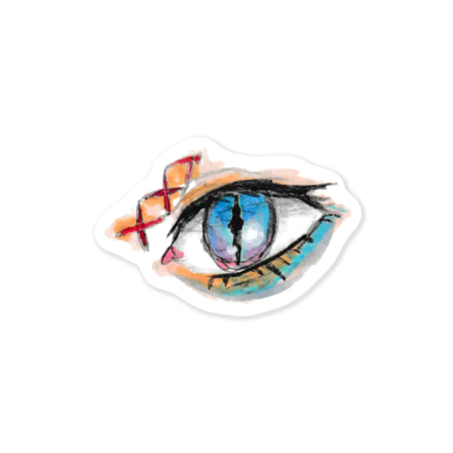 ガラスの目 Sticker