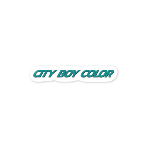 CITY BOY COLOR Sticker