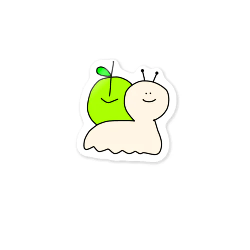 🐌カタツムりんご🍏 ステッカー