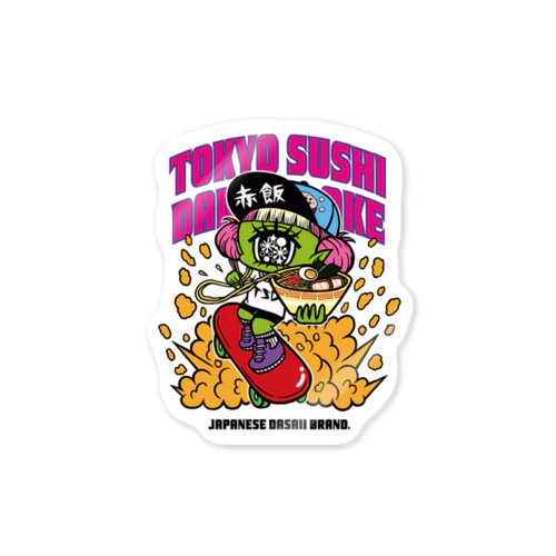 ラーメンゴリ押し　ステッカー Sticker