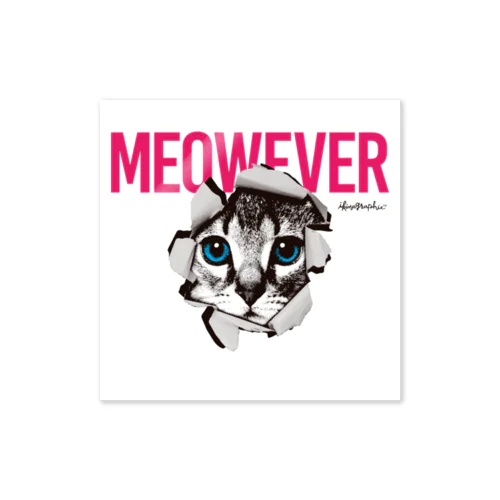 MEOWEVER ステッカー