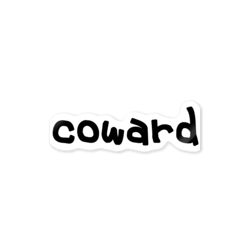 coward Sticker