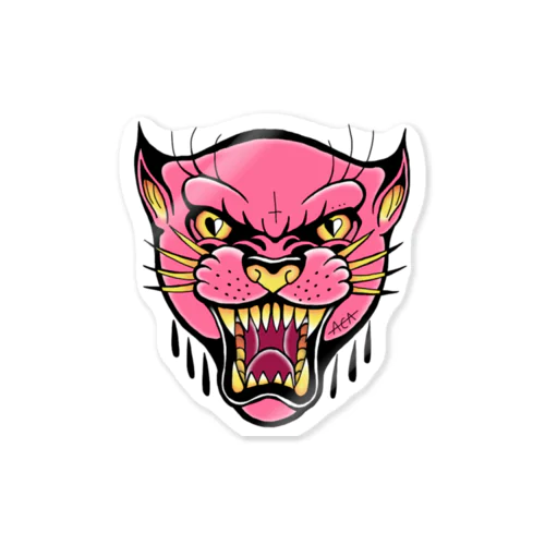 Pink panther ステッカー