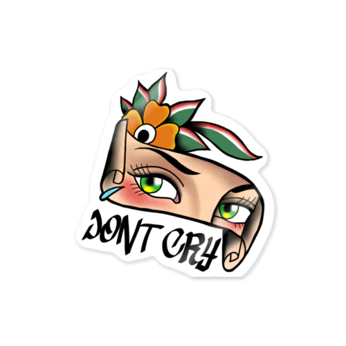 Dont cry Sticker