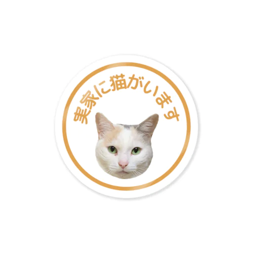 実家にいる猫です Sticker