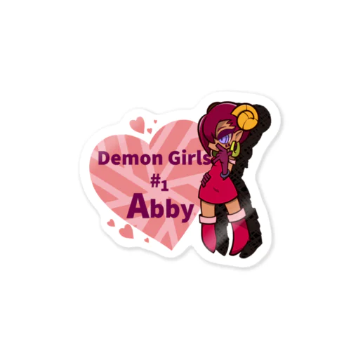 Demon girls#1 Abby POPver ステッカー