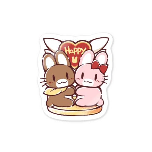 ハッピーハッピーステッカー Sticker
