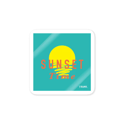 Sunset time Sticker