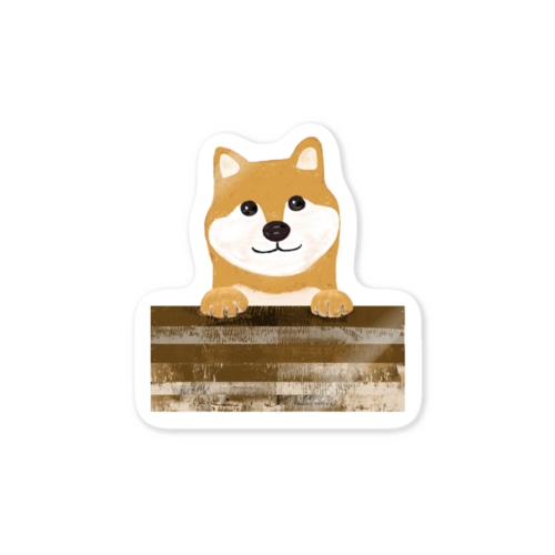 柴犬(ワンポイント) Sticker
