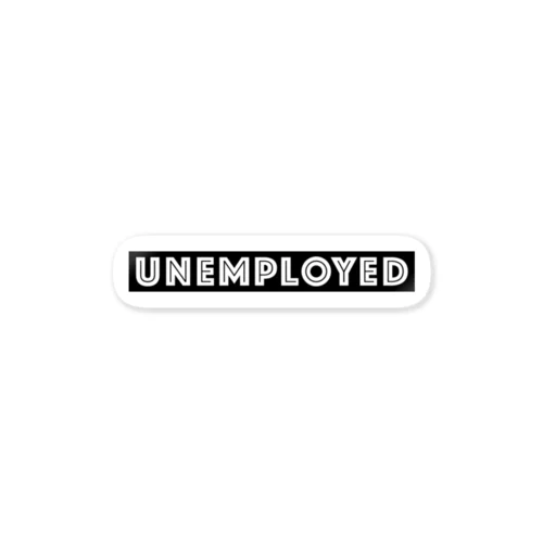 ニート UNEMPLOYED　- black ver. 02 - Sticker