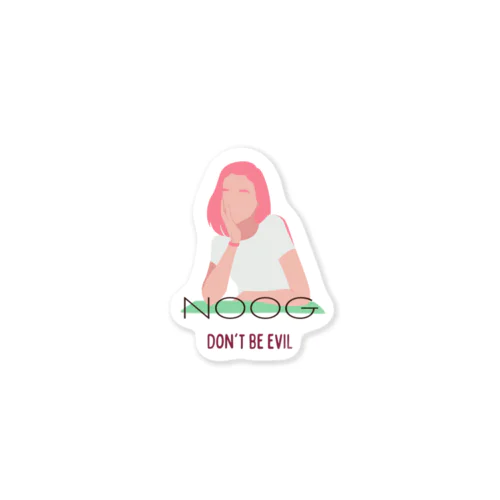 NOOG Official Goods - mono logo ステッカー