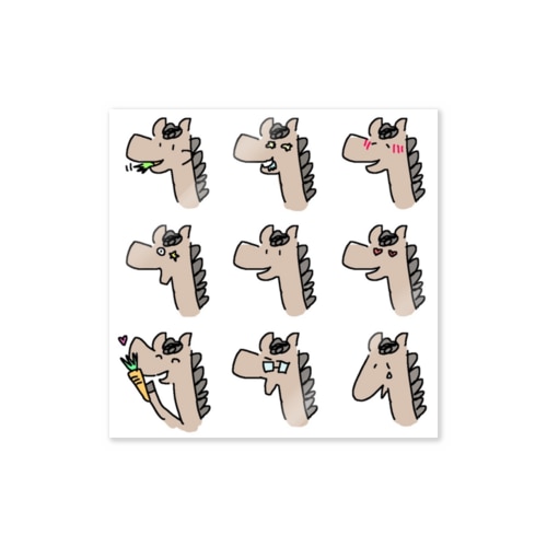なごんくん九面相 Sticker