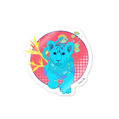 LION CUB  ライオン Sticker