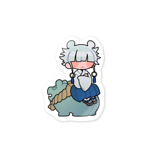 巫女さん　小 Sticker