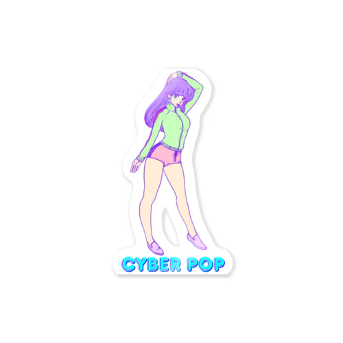 CYBER POP Sticker