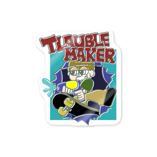 TROUBL MAKER 스티커