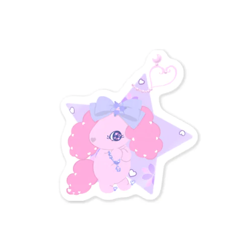 桜色わんこ　チュロズちゃん Sticker