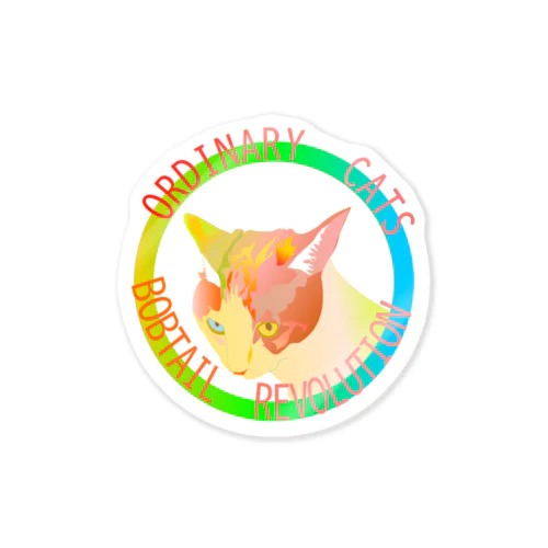 Ordinary Cats04h.t.(春) Sticker