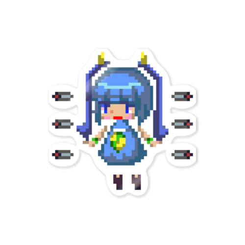 ドット絵アリティちゃん ステッカー