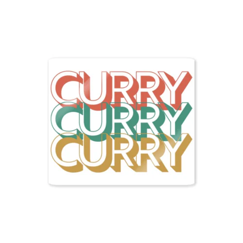 CURRYロゴ ステッカー