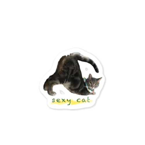 セクシーなうちの猫様 Sticker