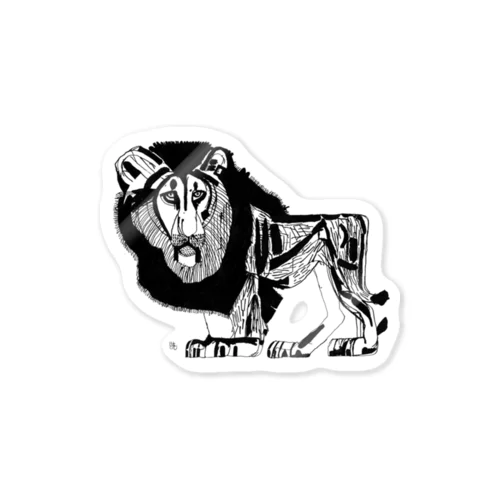 ライオンステッカー Sticker