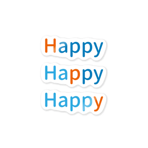 HappyHappyHappy Sticker