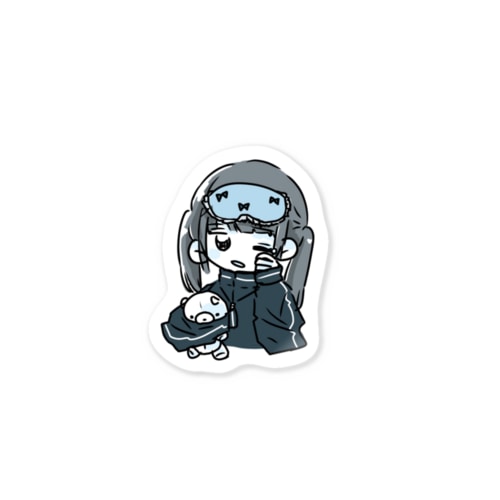 寒色女子 Sticker