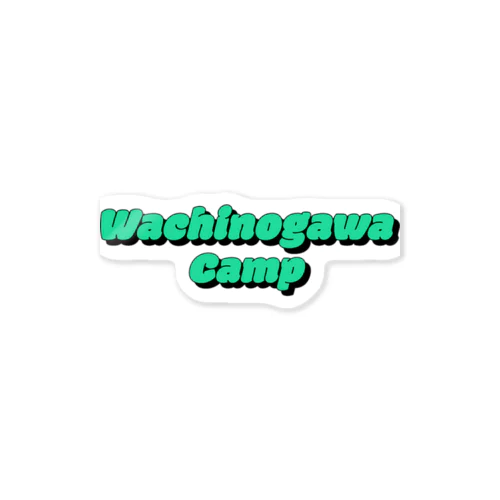 Wachino camp  Sticker